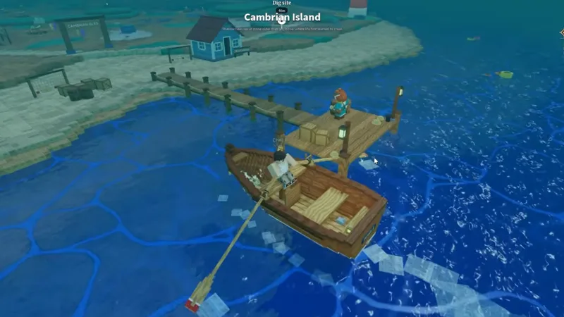 Prehistoric Farm gameplay screenshot during the offshore activities section of this guide